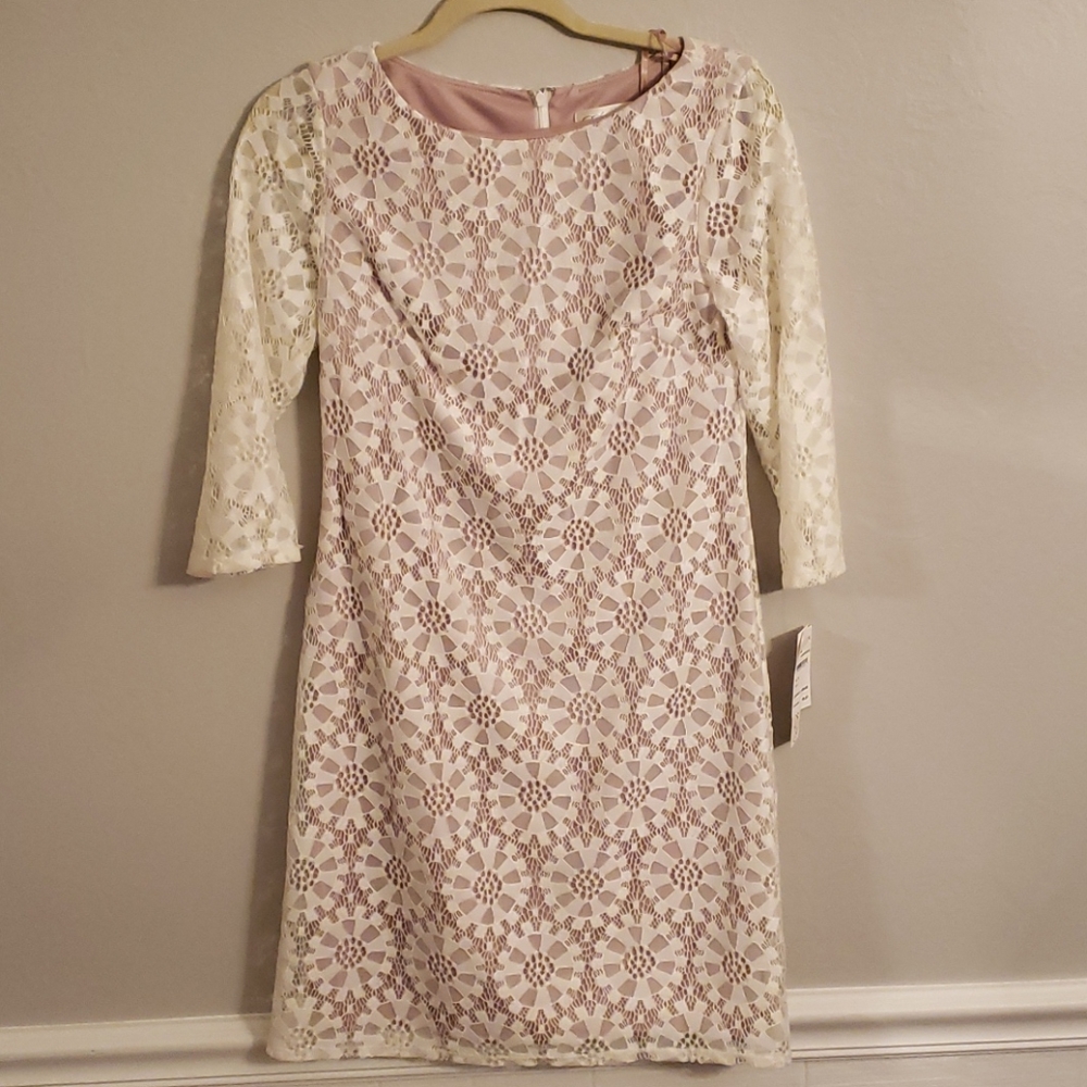 Ivory/Beige Lace Dress